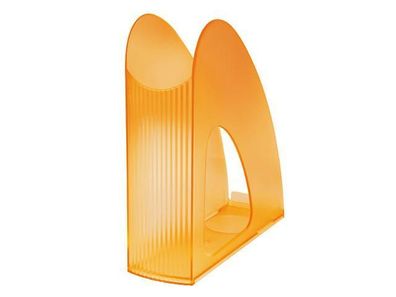 HAN 1611-61 Stehsammler TWIN DIN A4/C4 transluzent-orange