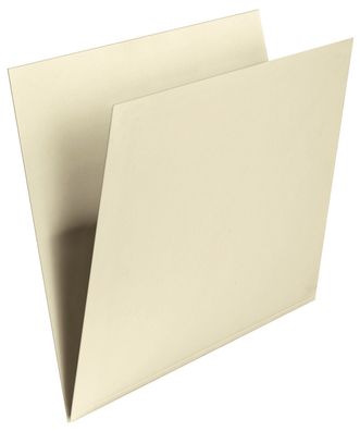 Falken 80004369 Einstellmappe mit Schreibrand chamois, Kraftkarton, 180 g/qm