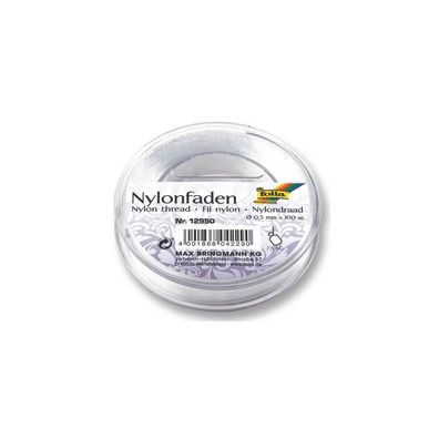 Folia 12950 Nylonfaden - 0,5 mm, 100 m Spule