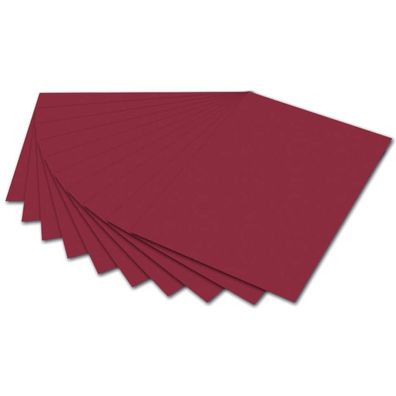Folia 6722 Tonpapier - 50 x 70 cm, dunkelrot