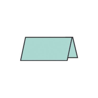 Rössler 164030174 Tischkarte Paperado, 10 x 10cm, 220g/m², karibik