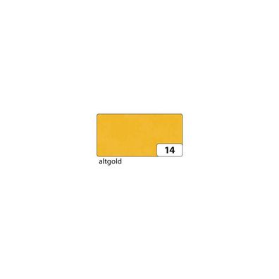 Folia 82514 Transparentpapier - 42g, 70 x 100 cm gefalzt, 25 Bogen, altgold