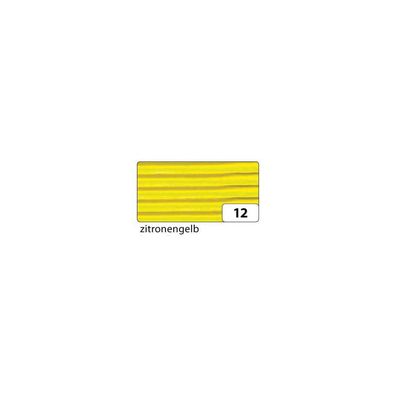 Folia 741012 Bastelwellpappe - 50 x 70 cm, zitronengelb