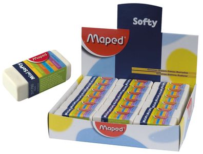 Maped 511780 Radierer Mini Softy, Plastik, 18 x 12,5 x 39 mm