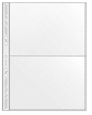 Veloflex® 5335 000 Sammelhülle - A4, 2-tlg., glasklar, 12 mym