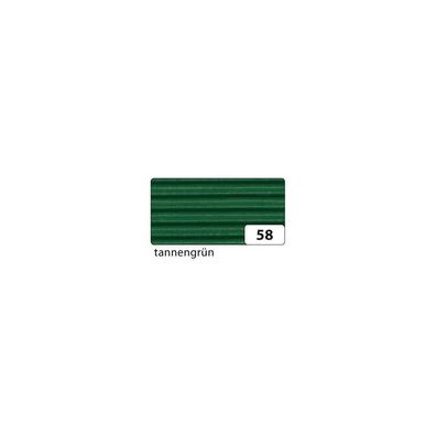 Folia 741058 Bastelwellpappe - 50 x 70 cm, tannengrün