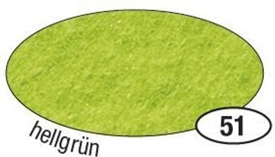 Folia 520451 Bastelfilz - 20 x 30 cm, hellgrün