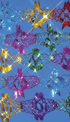 amscan 1817 Foliengirlande - 6 m, sortiert