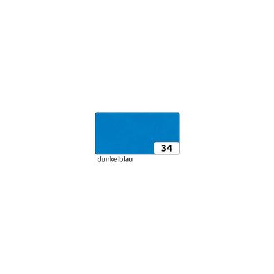 Folia 82534 Transparentpapier - 42g, 70 x 100 cm gefalzt, 25 Bogen, dunkelblau