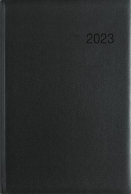 Zettler 766-0020 Buchkalender 766 1 Woche / 2 Seiten A5 schwarz