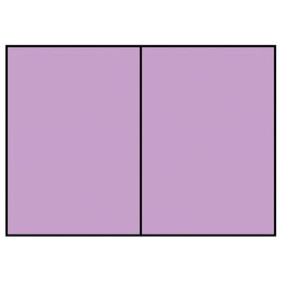 Rössler 16407045 Briefkarte Paperado, A6hd, 220g/m², planliegend, orchidee