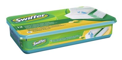4x Swiffer Feuchte Bodenreinigungstücher 12er Packung