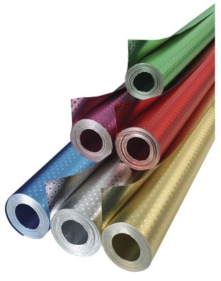 FOLIA 50ST Alu-Bastelfolie "Sternchen" 500 x 780 mm Display