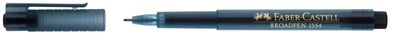 10x FABER-CASTELL 155499 Fineliner Broadpen 1554 schwarz