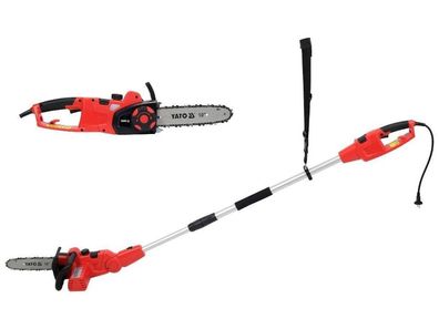 2in1 Elektro Kettensäge, Hochentaster 750W, 25cm, 110-170 cm