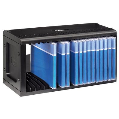 hama 48010 20er CD-/DVD-Regal CD-Rack 20 schwarz, 1 St