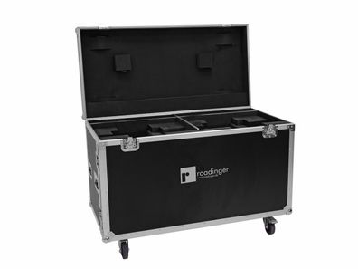 Roadinger Flightcase 2x DMH-640 mit Rollen