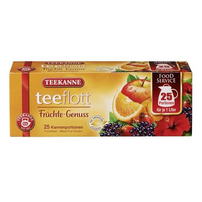Teekanne 5562 teeflott Früchtetee Tee 25 Teebeutel à 7,0 g