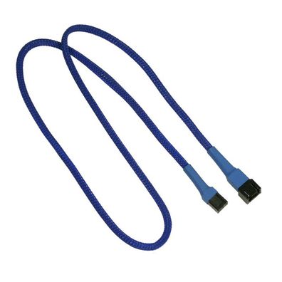 Nanoxia 3-Pin Molex Verlängerung - 60 cm - blau