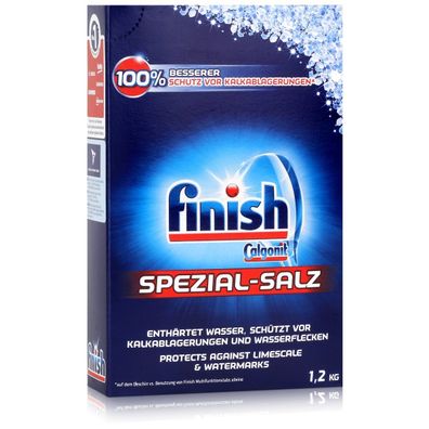 8x finish Spezial-Salz Spülmaschine 5x Power 1,2kg