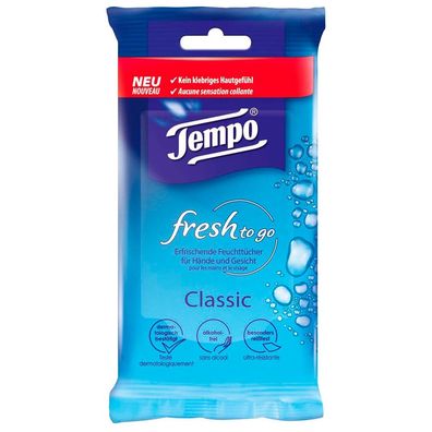 5x Tempo 830366 Classic Erfrischungstücher 10 Tücher