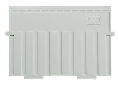 HAN 9025-11 Stützplatten A5 quer für Karteitröge und -kästen lichtgrau