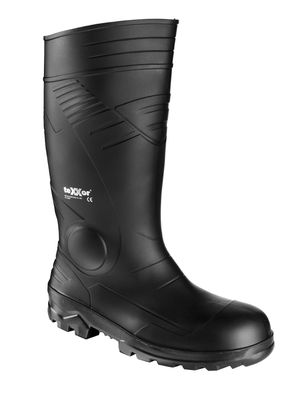 S5-PVC-Sicherheitsstiefel schwarz Größe 47
