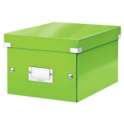 LEITZ 6043-00-54 Archivbox Click & Store WOW Klein, Graukarton, grün