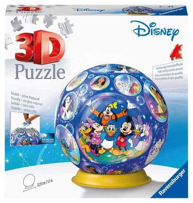 Ravensburger 3D Puzzleball Disney Charaktere (72 Teile) - Rave