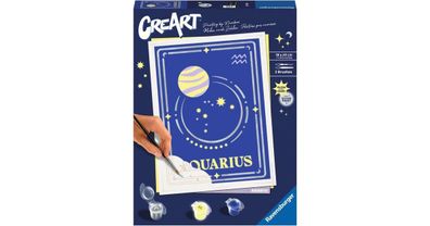 Ravensburger CreArt - Sternzeichen Wassermann, Malen - Ravensb
