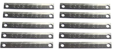 Westmark 10 Ersatzklingen für Schälertyp »Famos« 1061, 2801, 2802, 28 11060250