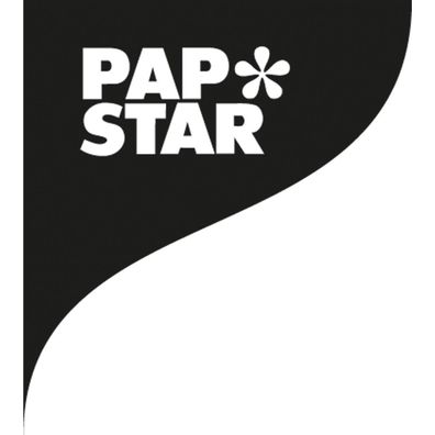 100 Papstar Strohhalme pure schwarz