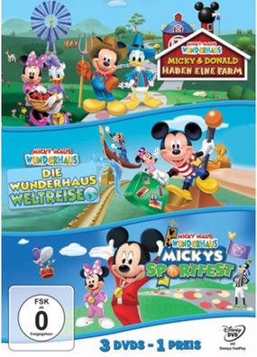 Micky Maus Wunderhaus - 3er Pack #2(DVD) Sportfest / Weltreise