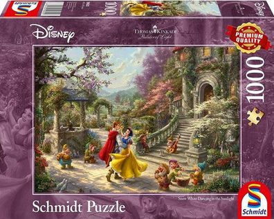 Merc Puzzle Disney Schneewittchen 1000 Teile Thomas Kinkade