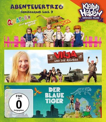 Abenteuertrio: Familienspaß hoch 3 (Der blaue Tiger / Quatsch
