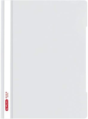 herlitz 50020782 Schnellhefter "Quality" DIN A4 PP-Folie grau