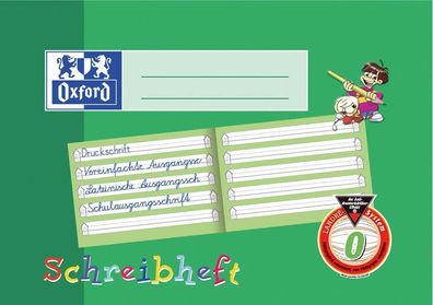 10x Oxford 100050100 Schreiblernheft A5 quer 0 16 robuster abwischbarer Deckel