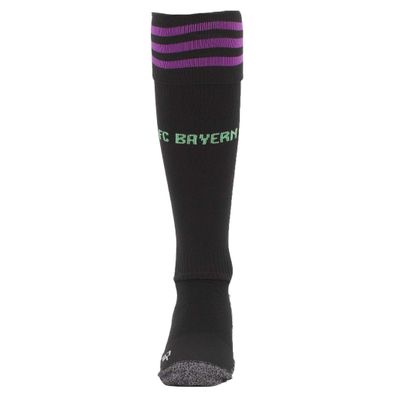 Adidas FCB Away Fussball Socken FC Bayern München Auswärts-Stutzen Schwarz
