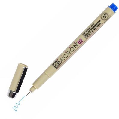 SAKURA XSDK0236 Fineliner PIGMA MICRON 02, blau