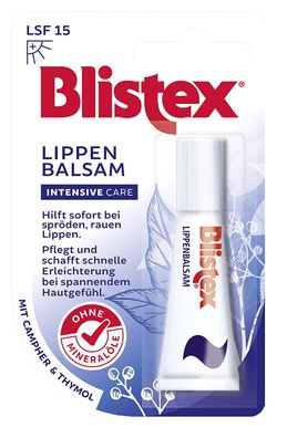 2x Blistex Lippenbalsam Intensive Care Campher Thymol 6ml