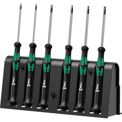 Wera 05118154001 Wera 2067/6 Elektroniker TORX BO-Schraubendrehersatz + Rack