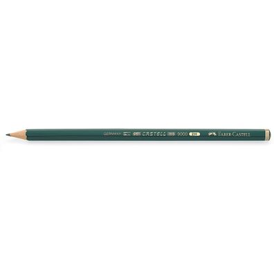Faber Castell Bleistift 9000 2H grün