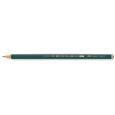 Faber Castell Bleistift 9000 6H grün