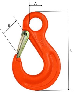 Lasthaken, Ösenhaken GK8 10 mm 3,15t Ösenlasthaken