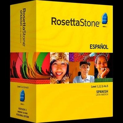 Rosetta Stone - Learn Spanish (Latin America) (Level 1, 2, 3, 4 & 5 Set)