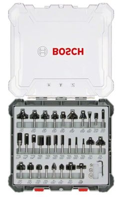 Bosch 2607017474 Bosch 30 tlg Mixed Fräser Set 6mm Schaft