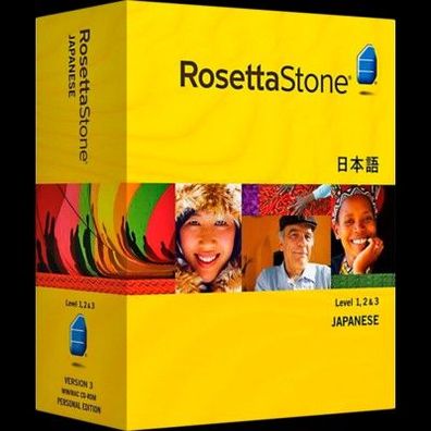 Rosetta Stone - Learn Japanese (Level 1, 2 & 3 Set)