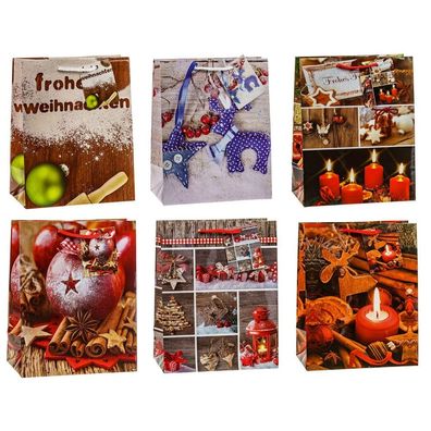 TSI 87016-SG 12 Geschenktaschen Weihnachten Serie 6 Motiv