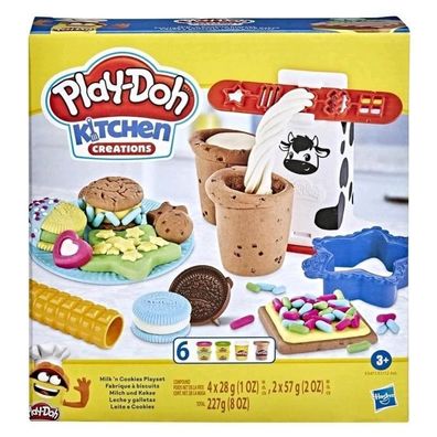 Hasbro Play-Doh Küchenwerkstatt Milch & Plätzchen Set E5471