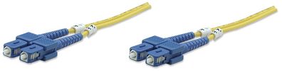 Intellinet 470605 Intellinet LWL Anschlusskabel SC/SC 1m Singlemode OS2 gelb